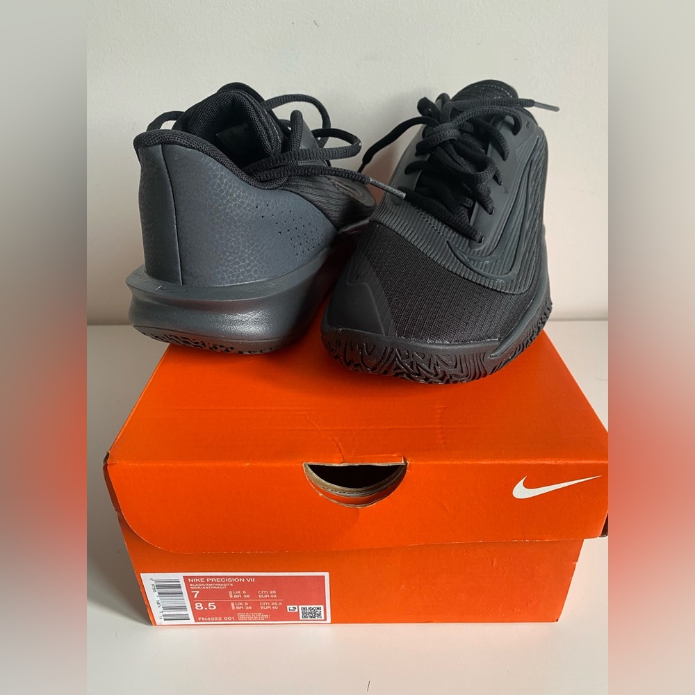 Brand New- Nike Men's Black Precision VII Shoes